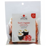 Bio Sushi Ingwer 105g - milchsauer eingelegt Makrobiotik Arche (Dies ist ein SET aus 3 Packungen)