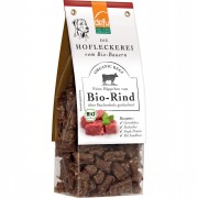 Feine Häppchen Bio Rind 125g  Hund Snack defu