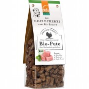 Feine Häppchen Bio Pute 125g  Hund Snack defu