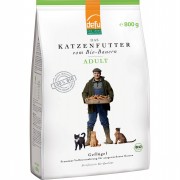 Adult Bio Geflügel 800g Ohne glutenhaltiges Getreide Katze Trockenfutter defu