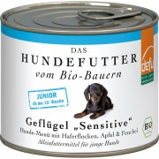 Bio Geflügel Sensitiv 200g Hund Nassfutter defu