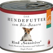 Bio Rind Sensitive 200g Hund Nassfutter defu