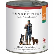 Bio Rind Sensitive 820g Hund Nassfutter defu