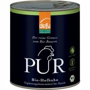 Bio Hofhuhn PUR 800g Hund Nassfutter defu