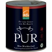 Bio Weiderind PUR 800g Hund Nassfutter defu