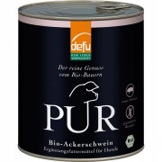 Bio-Ackerschwein PUR 800g Hund Nassfutter defu