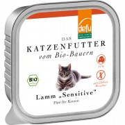 Bio Lamm 100g Gluten & Getreidefrei Katze Nassfutter defu