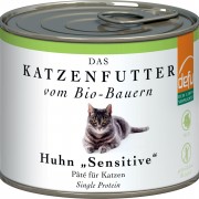 Bio Huhn 200g Gluten & Getreidefrei Katze Nassfutter defu