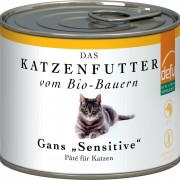 Bio Gans 200g Gluten & Getreidefrei Katze Nassfutter defu