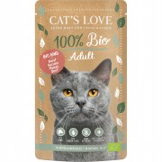 Bio Rind Adult 100g Katze Nassfutter Cat