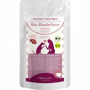 Bio Rinderherz mit Fenchel 130g Hund Nassfutter Herrmann