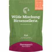 Reh NICHT BIO mit Sellerie Birne und Nachtkerzenöl 100g Gluten-getreide- laktosefrei Katze Nassfutter Herrmann