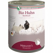 100% Bio Huhn 800g Hund Nassfutter Herrmann