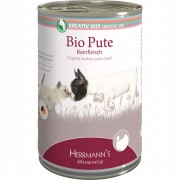 100% Bio Pute 400g Hund Nassfutter Herrmann