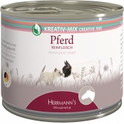 100% Pferd (NICHT BIO) 200g Hund Nassfutter Herrmann