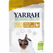 Bio Filet mit Huhn in Sauce 85g Katze Nassfutter Yarrah