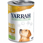 Bio Pate mit Huhn 400g Hund Nassfutter Yarrah