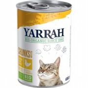 Bio Bröckchen Huhn 405g Katze Nassfutter Yarrah