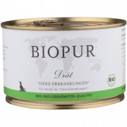 Herz-Erkrankungen (Bio) 400g Hund Nassfutter Biopur