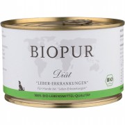 Leber-Erkrankungen (Bio) 400g Hund Nassfutter Biopur