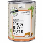 Bio Pute 100 % 400g Hund Nassfutter Naftie