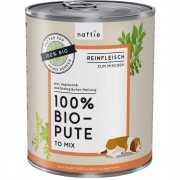 Bio Pute 100 % 800g Hund Nassfutter Naftie