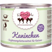 Kaninchen NICHT BIO mit Birne Kokosflocken 200g Katze Nassfutter Katzenliebe