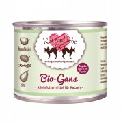 Bio Gans mit Kartoffel Birne Kokos 200g Katze Nassfutter Katzenliebe