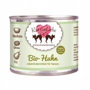 Bio Huhn mit Quinoa Birne Kokos 200g Katze Nassfutter Katzenliebe