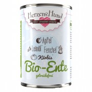 Bio Ente mit Gemüse 400g Hund Nassfutter Herzenshund