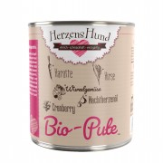 Bio Pute Hirse 800g Glutenfrei Hund Nassfutter Herzenshund