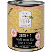 Senior No 1 (Kartoffeln Lupine Erbsen) NICHT BIO 800g Hund Nassfutter VegDog