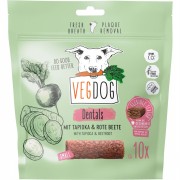 DENTALS Sticks 10 Stück NICHT BIO 120g Hund Snack VegDog