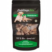 Bio Rinderherzen 50g Hund Gefriergetrockneter Snack Lieblings.bio