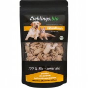 Bio Hühnerfleisch 50g Hund Gefriergetrockneter Snack Lieblings.bio